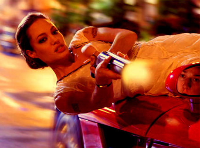 auto Dodger Viper, herečka Angelina Jolie, film Wanted, r. 2008