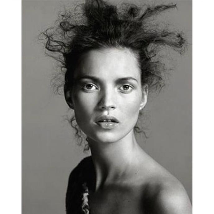 Guido Palau - ikonická fotka Kate Moss od Richarda Avedona. Víc krásy snad už nejde vstřebat.