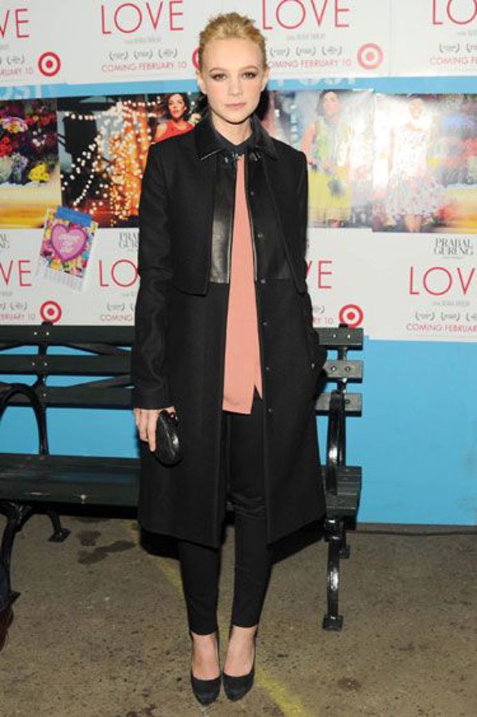 Herečka na newyorském fashion weeku