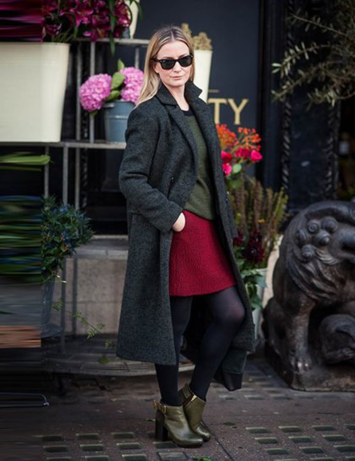 Street style z Londýna: Zimní kabáty