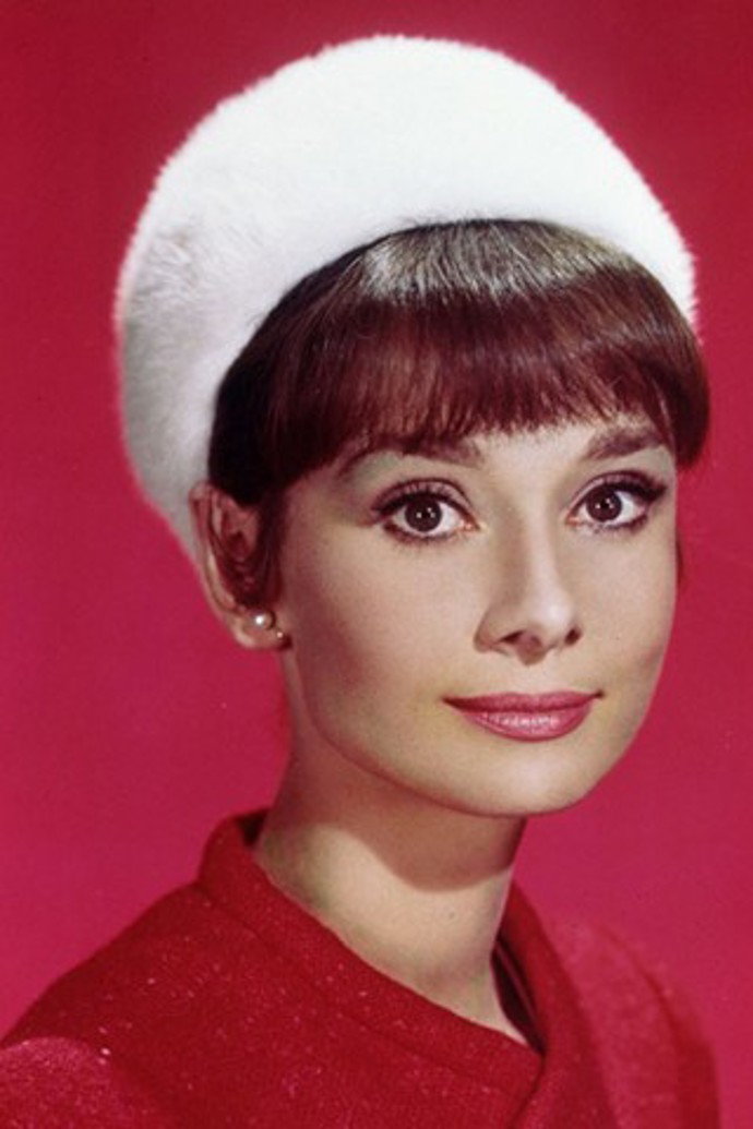 Slavné účesy slavné Audrey Hepburn