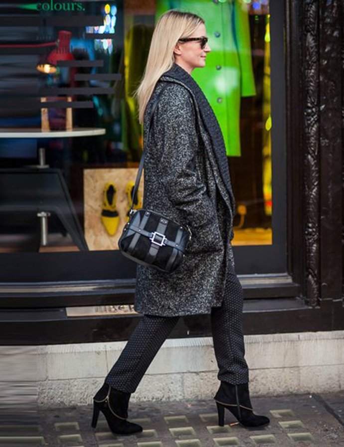 Street style z Londýna: Zimní kabáty