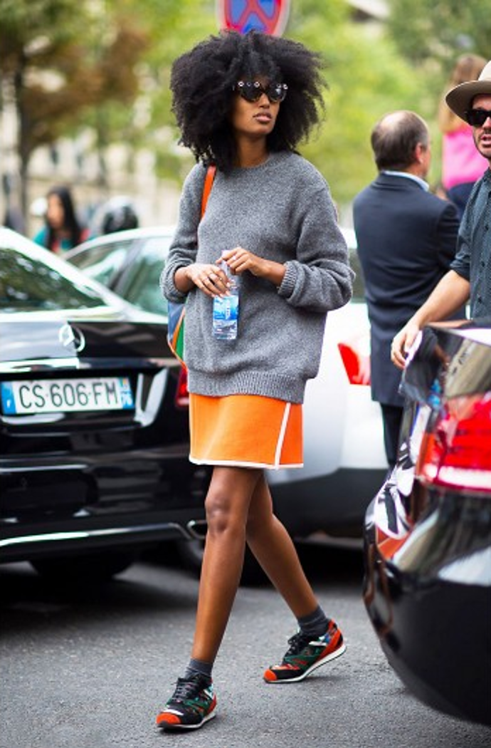 Street style: Svetr základ šatníku