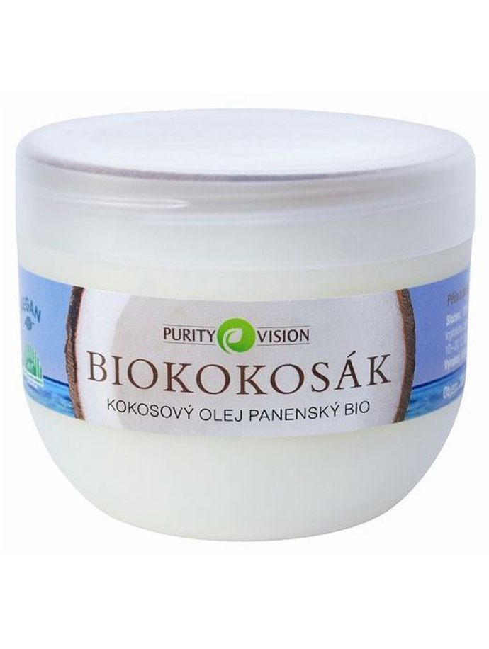 BIO kokosový olej PURITY VISION, 300 ml za 187 Kč