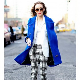 Street style: modrá je dobrá