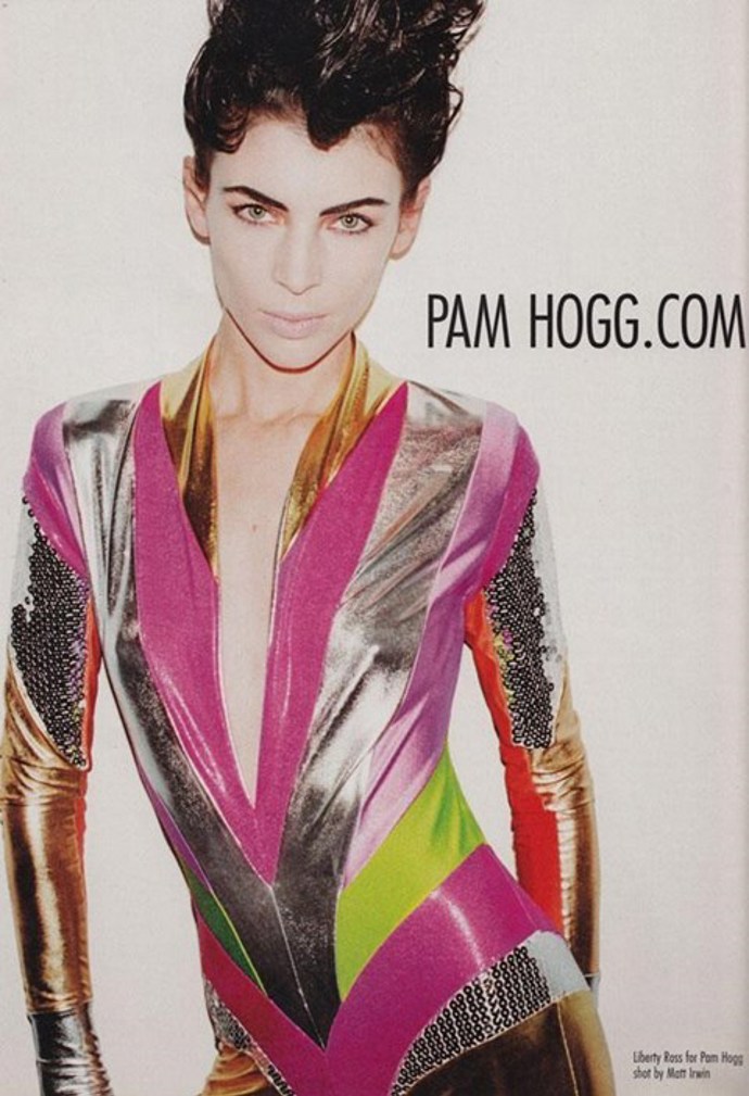Modelka Liberty Ross pro Pam Hogg
