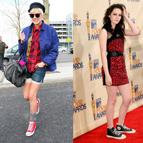 Agyness Deyn, Kristen Stewart, Convers Agyness Deyn, Kristen Stewart, Convers