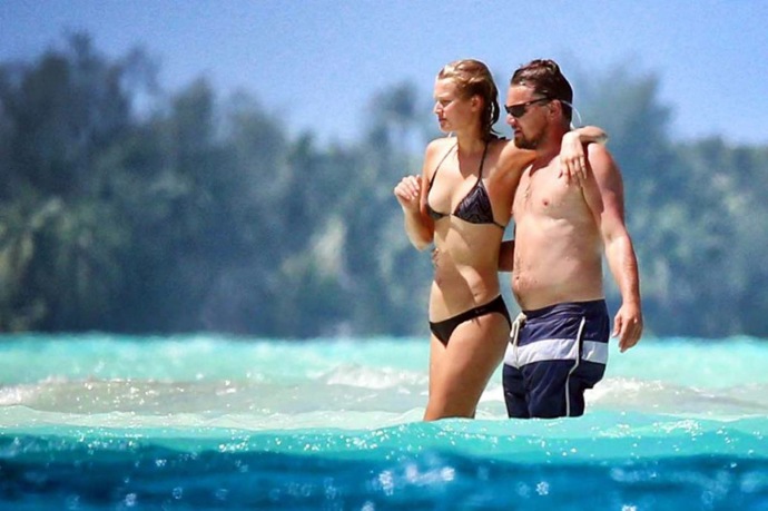 s modelkou Toni Garrn na Bora Bora