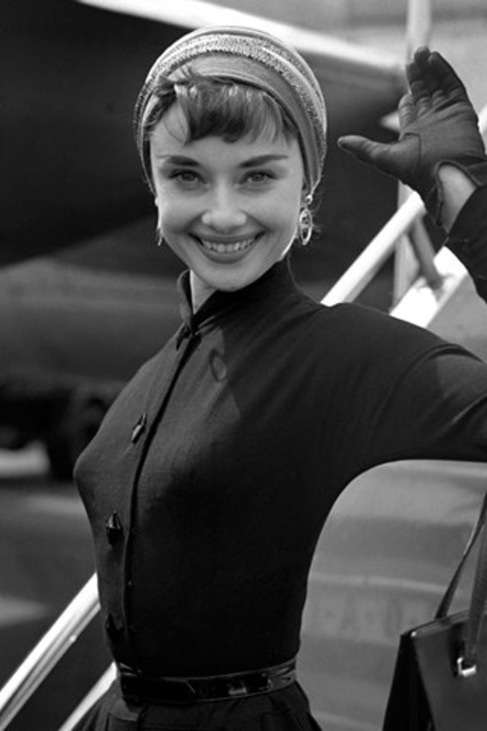 Slavné účesy slavné Audrey Hepburn
