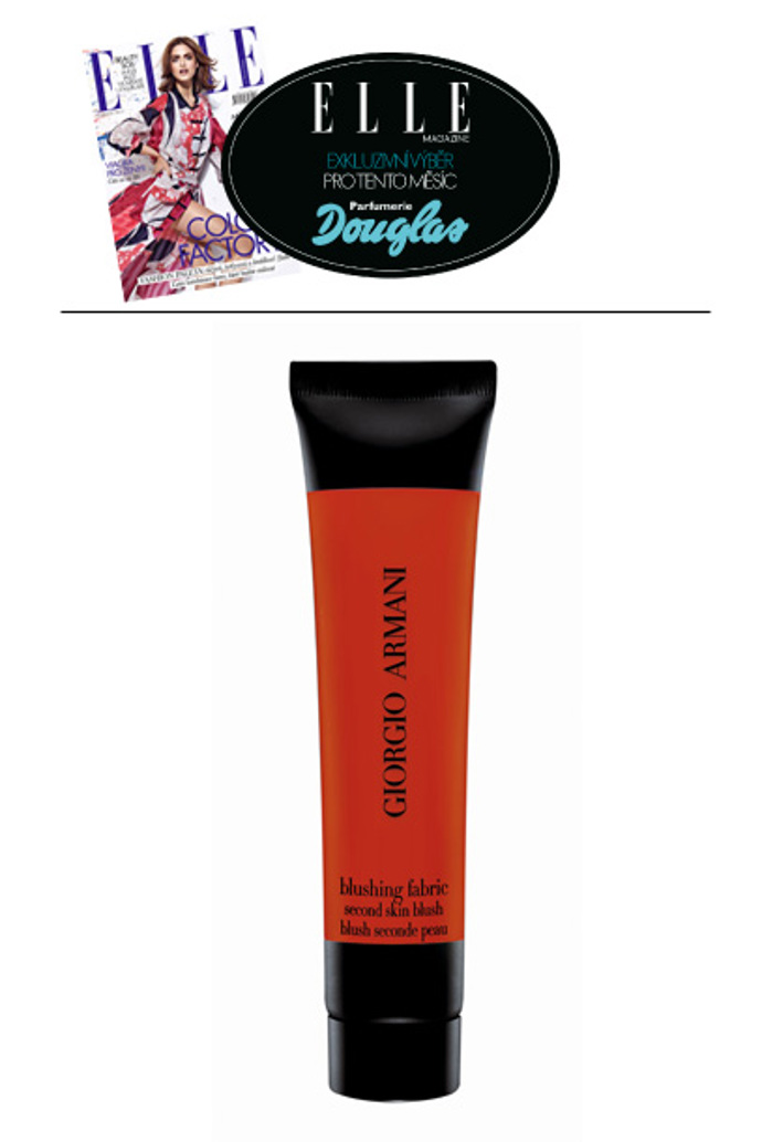 Tvářenka Blushing Fabric Giorgio Armani, 1129 Kč Tvářenka Blushing Fabric Giorgio Armani, 1129 Kč