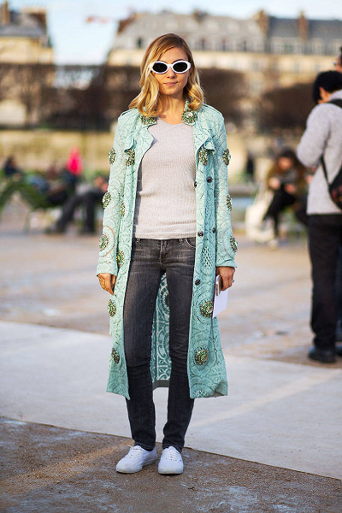 Street style: Svetr základ šatníku