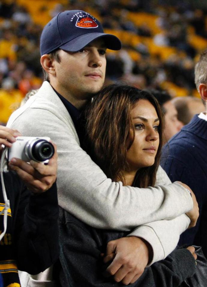 Mila, Ashton & Baby