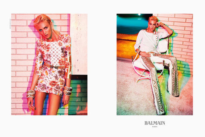 Balmain – modelka: Anja Rubik