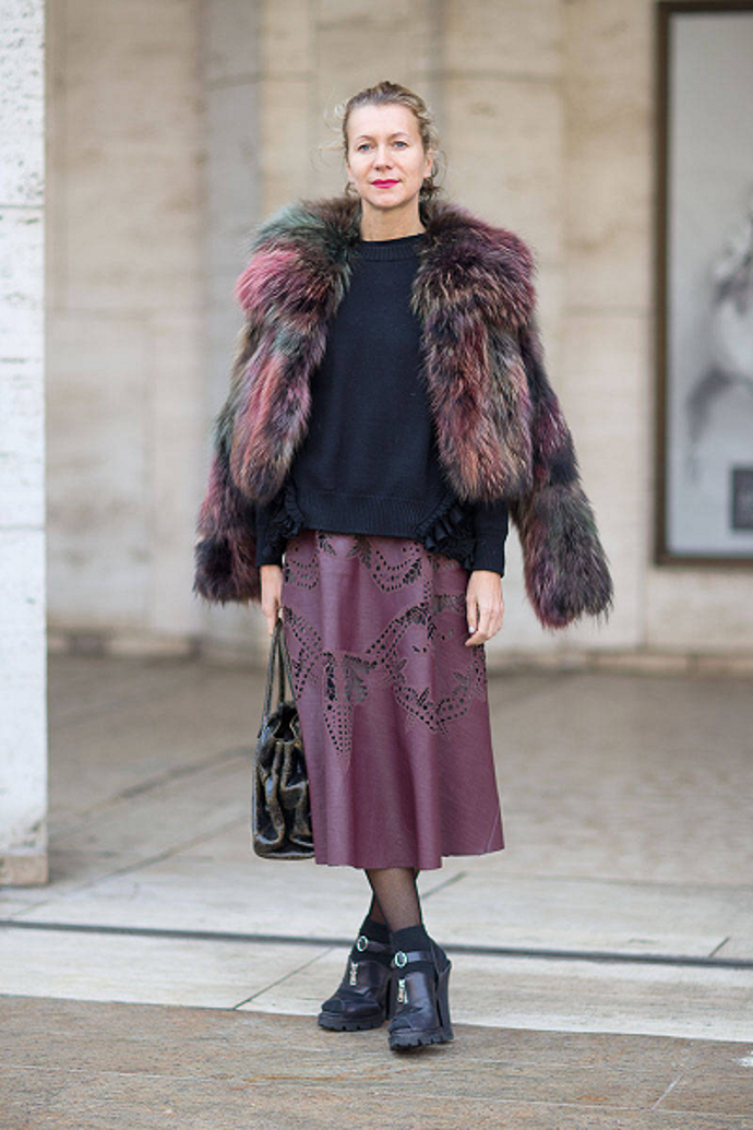 Street style: Svetr základ šatníku