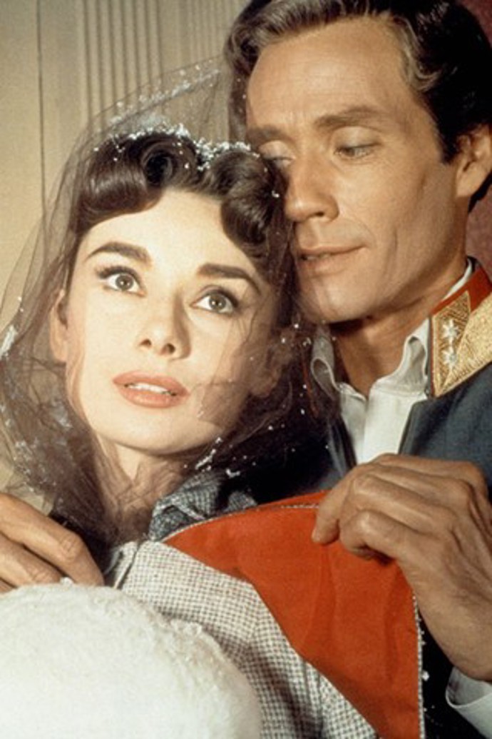 Slavné účesy slavné Audrey Hepburn