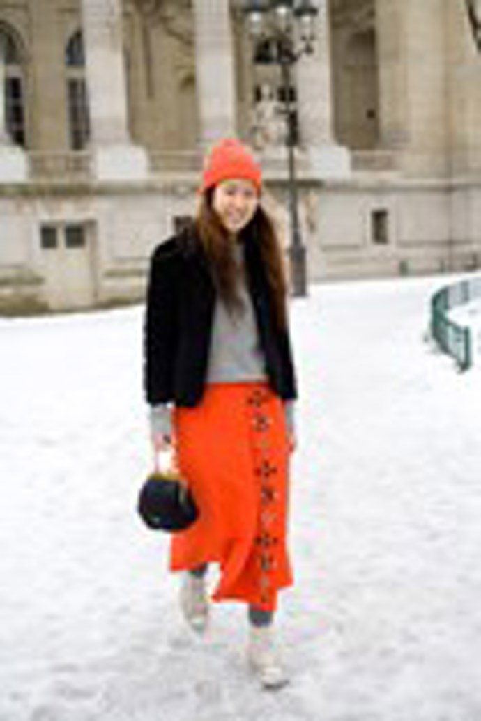 Streetstyle z pařížského týdne módy haute couture