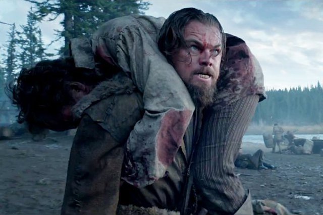 leonardo dicaprio attacked by bear in the revenant 5e6a0