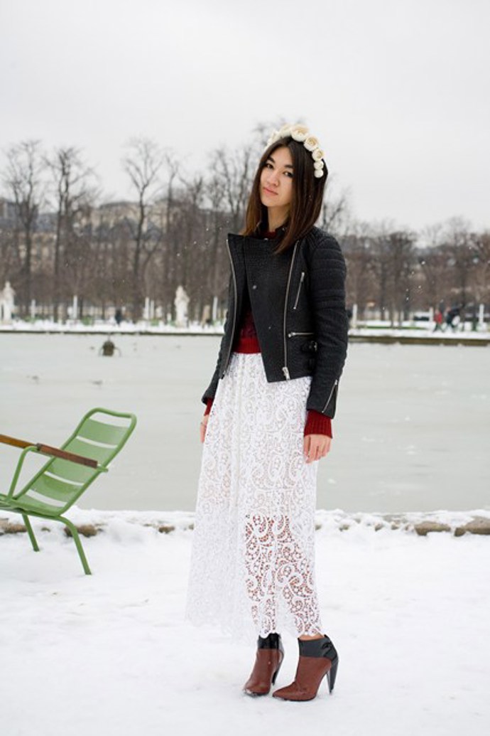 Streetstyle z pařížského týdne módy haute couture