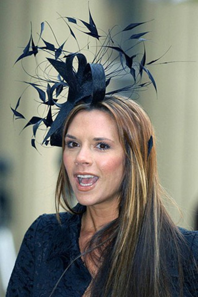 Vlasová evoluce Victorie Beckham