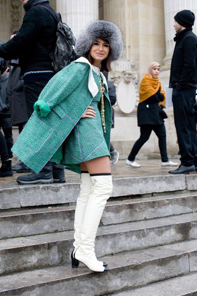 Streetstyle z pařížského týdne módy haute couture