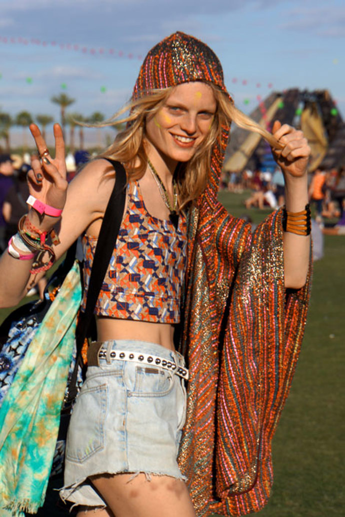 Street style modelek: Coachella 2012