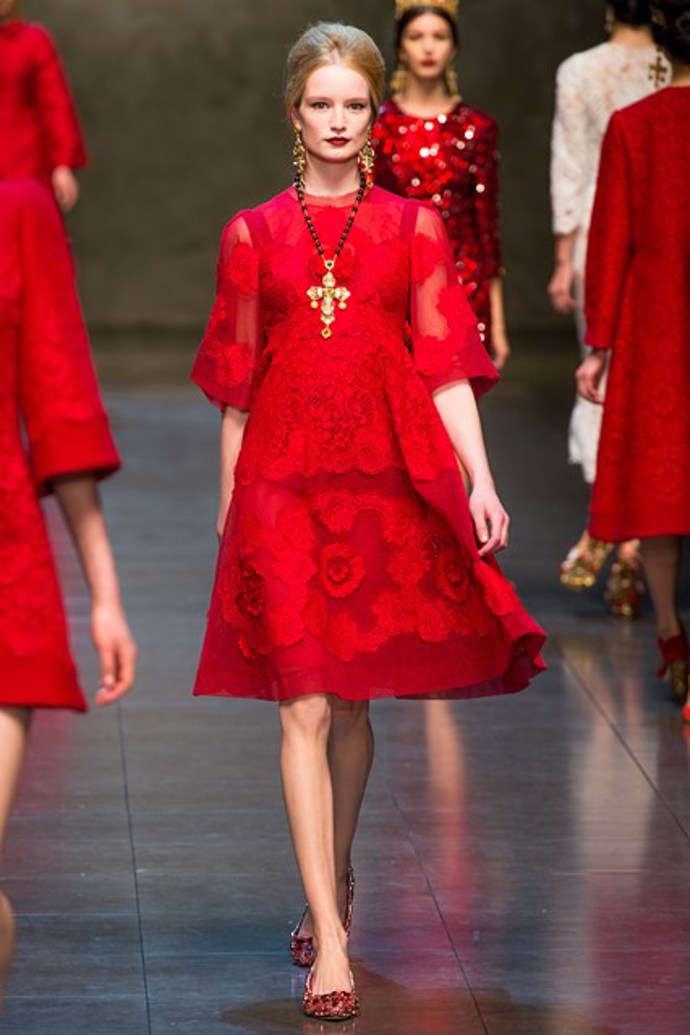 MFW a/w 2013/14: Dolce & Gabbana