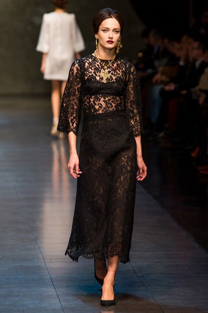 MFW a/w 2013/14: Dolce & Gabbana
