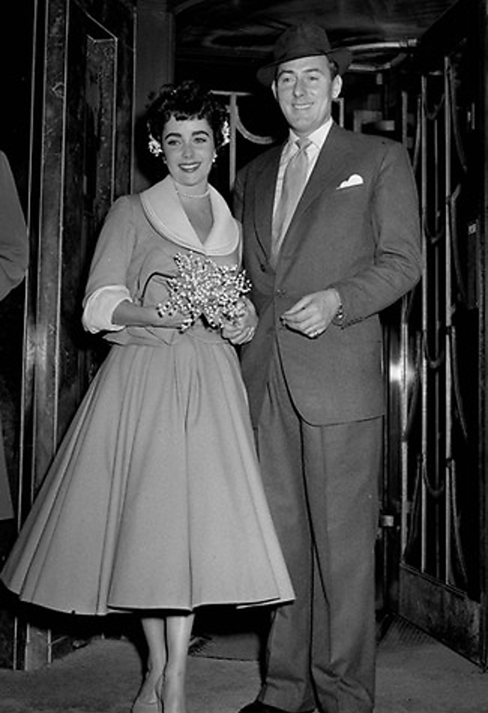 Elizabeth Taylor a Michael Wilding