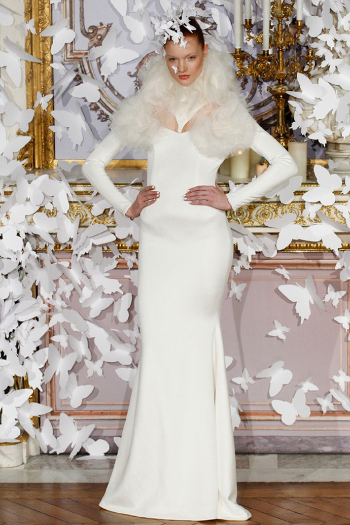 Haute couture fashion week s/s 2014: svatební šaty