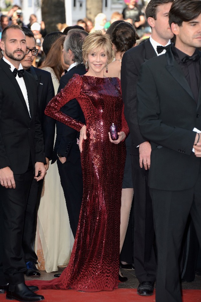 Herečka Jane Fonda jako největší fashion ikona červeného koberce
