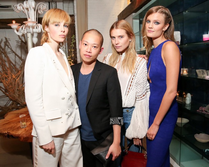 Edie Campbell, Jason Wu, Dree Hemingway a Constance Jablonski