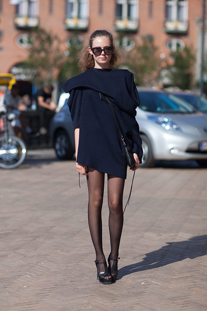Street style z Kodaně