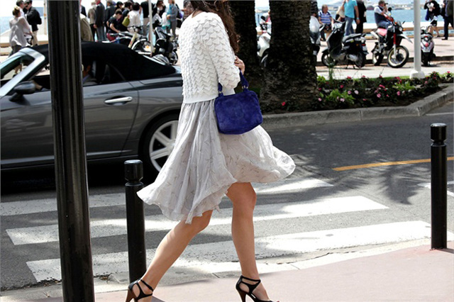 Street style z Cannes