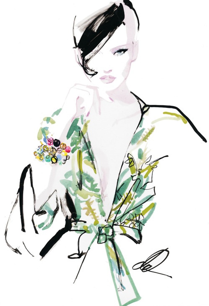 Módní ilustrace - David Downton