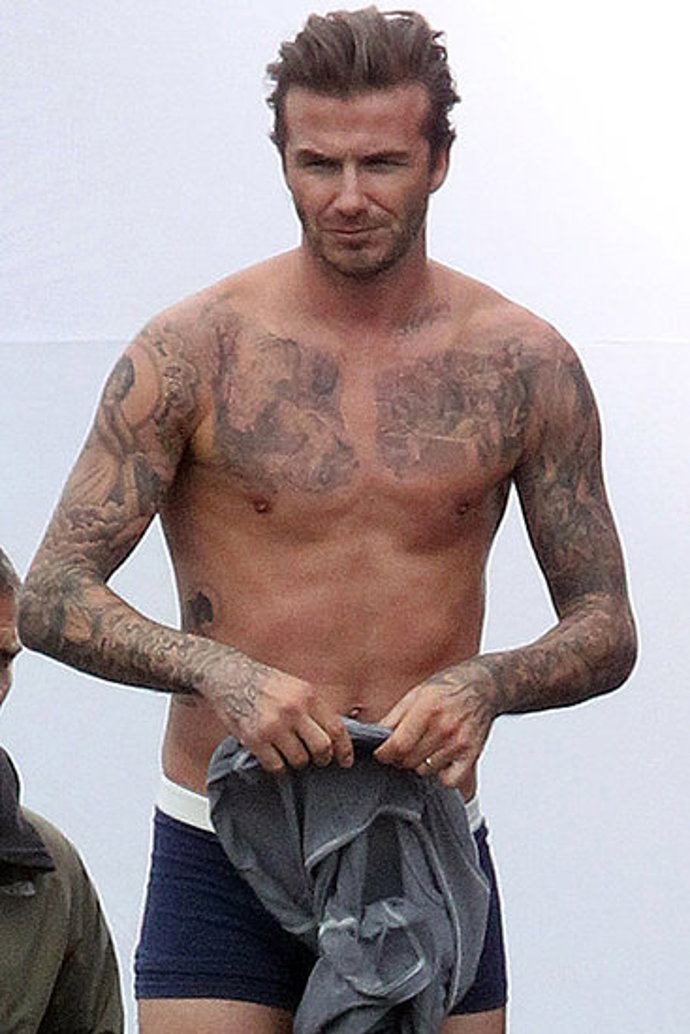 První fotky: David Beckham ve spodním prádle pro H&M