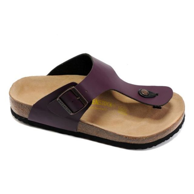 birkenstock gizeh sandals leather purple 3 3125e