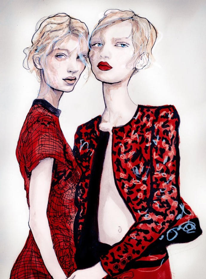 Módní ilustrace - Danny Roberts