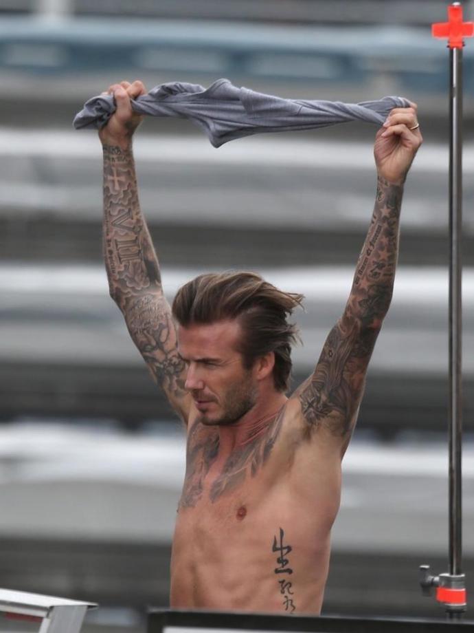 První fotky: David Beckham ve spodním prádle pro H&M