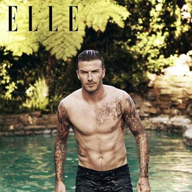 David Beckham a britská ELLE