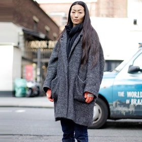Street style z Londýna: Zimní kabáty Street style z Londýna: Zimní kabáty