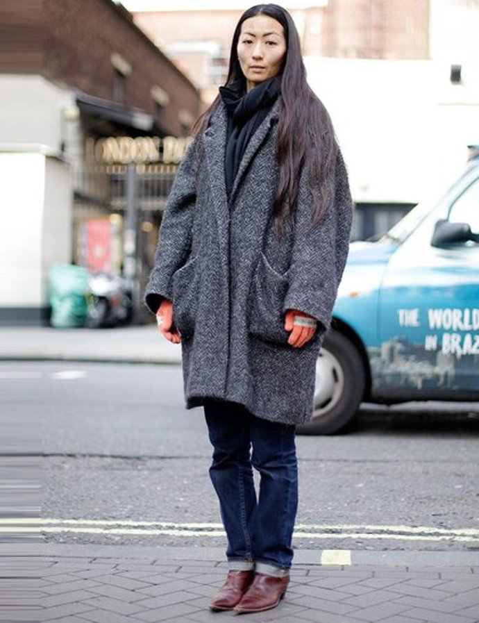 Street style z Londýna: Zimní kabáty