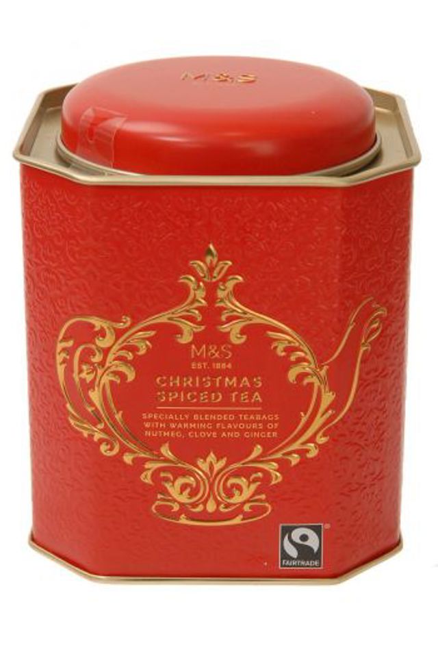 marksandspencer Spiced Tea vanocni cerny caj s muskatovym oriskem hrebickem a zazvorem 169 Kc za 125 g 0c55e marksandspencer Spiced Tea vanocni cerny caj s muskatovym oriskem hrebickem a zazvorem 169 Kc za 125 g 0c55e