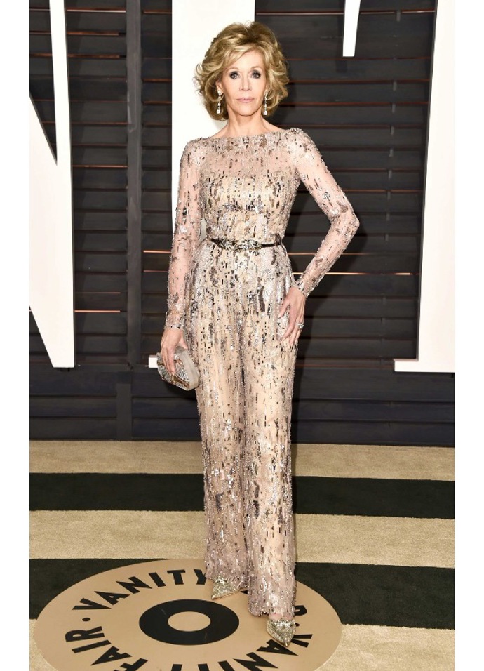 Herečka Jane Fonda jako největší fashion ikona červeného koberce