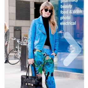 Street style: modrá je dobrá