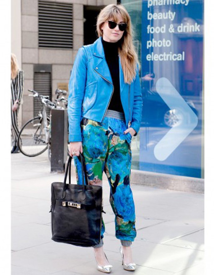 Street style: modrá je dobrá