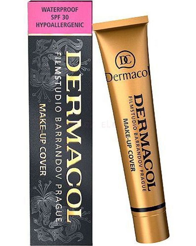 Reklamy Dermacolu se nám dlouhodobě nelíbí. Tenhle make-up však ano. Je totiž boží. Je extrémně krycí, takže ho klidně použijte místo korektoru. Doporučujeme!