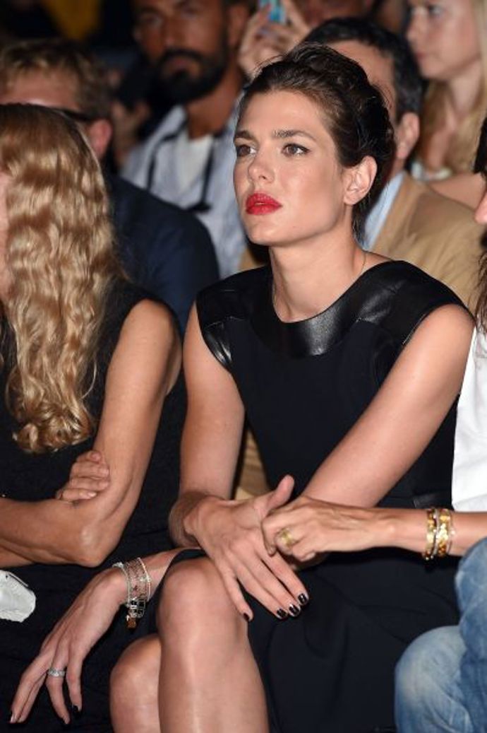 Charlotte na módní přehlídce Gucci. 
