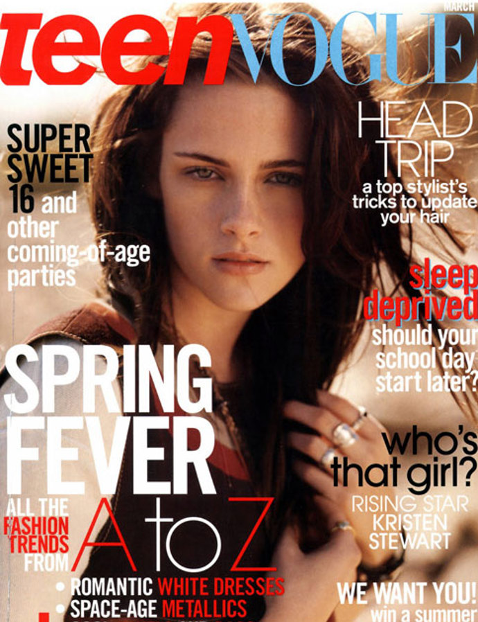 Fotky Kristen Stewart z titulek časopisů