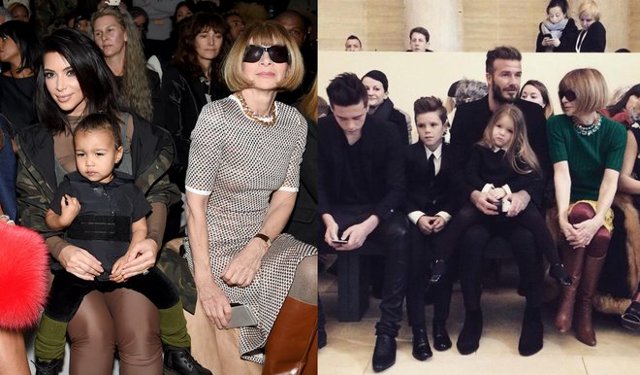 front row face off harper beckham north west kim kardashian anna wintour david 39c99 front row face off harper beckham north west kim kardashian anna wintour david 39c99