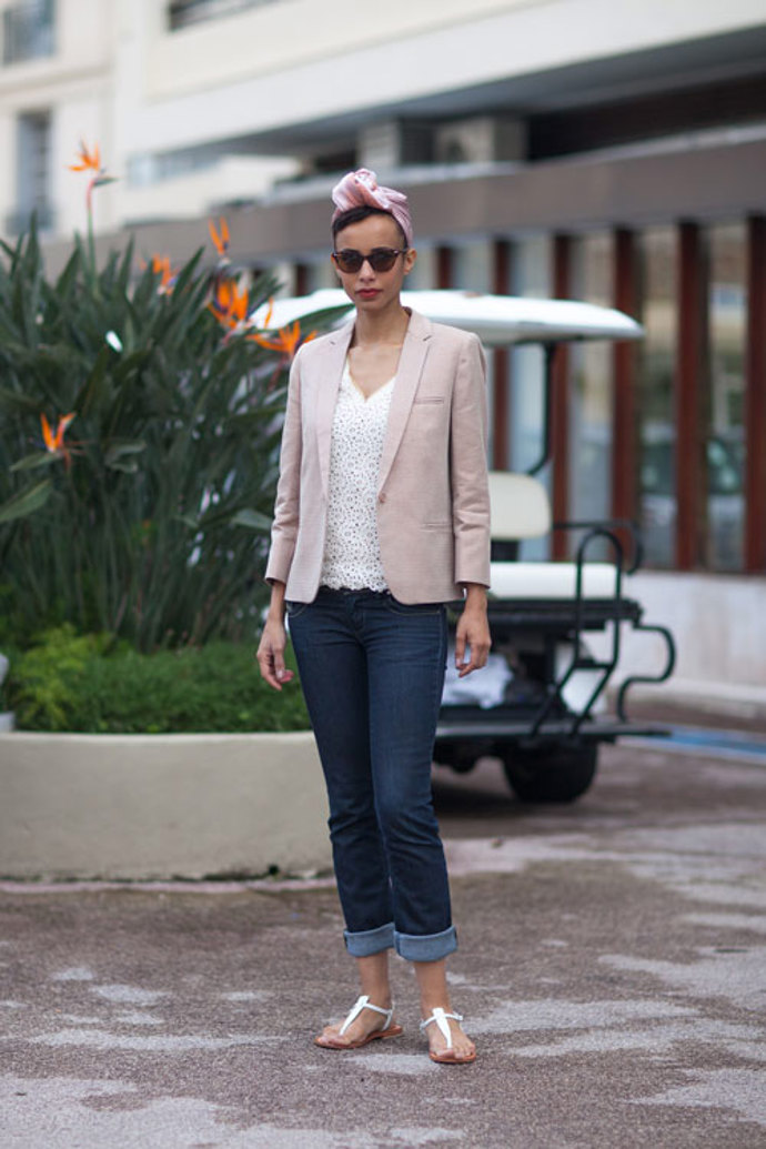Street style z Cannes